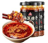 Fermented Bean Curd, Chili Sauce,Chili Oil Sauce,Chinese Special Sauce,Seasoning, Noodles Sauce,Condiments,Instant Spicy Snacks,Hot Pepper Sauce,Table Sauce,Side Dishes (chili oil sauce,2 cans)