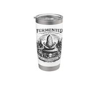Fermented Unbothered Pickle Cottagecore Stainless Steel Insulated Tumbler