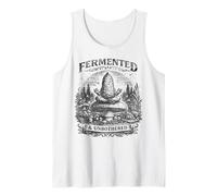 Fermented Unbothered Pickle Cottagecore Tank Top