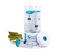Fermentology Sauer System Fermentation Airlocks - Lids, Grommets, Gaskets, Stoppers - for Regular Mouth Mason Jars - 4 Pack
