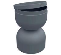Fermob - Piapolo Stool, Storm Grey - Storm Grey