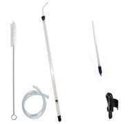 Fermtech 1/2" Large 27" Fast Flow Deluxe Siphoning Kit - Auto Siphon for Home Brewing, Beer, Wine, Mead, and Craft Brew - Includes Food-Grade Hose & Bottling Wand for Easy Transfer & Filling