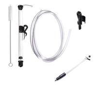 Fermtech Mini 14" Long Deluxe Siphoning Kit, Mini Auto - Siphon 15", Pro Wine Bottle Filler & Clamp, brush and Tubing.
