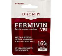 Fermvin Wine Yeast 7g - VR5 16% - Active Dried Wine Yeast | Wine Making Yeast | Powder Wine Yeast