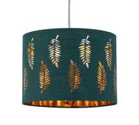 Fern - Dark Green Cut Out 25cm Pendant Lightshade