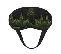 Fern Forest Sleep Mask Soft Eye MaskBlindfold Eyeshade Smooth Comfortable Eye Cover with