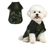 Fern forest Soft Breathable Hawaiian Dog Shirt