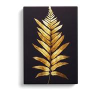 Fern Leaf Classic Art Vol.2 Canvas Print | Gallery Wrapped 30mm Frame Wall Art | 30x20 inches | Ready to Hang | Classic Floral Picture | Living Room Bedroom Lounge Office