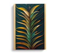 Fern Leaf Classic Art Vol.8 Canvas Print | Gallery Wrapped 30mm Frame Wall Art | 30x20 inches | Ready to Hang | Classic Floral Picture | Living Room Bedroom Lounge Office