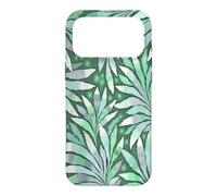 Fern Leaf Design Abstract Nature Pattern Green Jade Case for iPhone 17 Pro Max