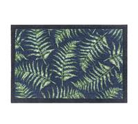 My Mat Fern Leaves, Nylon Indoor Pattern Washable Doormat for Hallway, Kitchen, Front Door 50x75cm