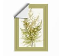 Fern Study in Olive Botanical Unframed Wall Art Print A3 (42×29.7cm), Wall Decor for Living Room, Bedroom, Office & Home, Art Gift