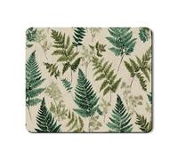 Fern Washer Dryer Top Protector Mat, Green Botanical Wash Machine Dust Shield, Nature-inspired Rubber Anti-slip Waterproof Dryer Mats for Laundry Room 20x24 Inch