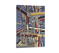 Fernand Leger The Builders Poster Decorative Painting Canvas Wall Posters And Art Picture Print Modern Family Bedroom Decor Posters 24x36inch(60x90cm)