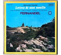 Fernandel - Decca 115.019 Stereo - FERNANDEL - Lettres de Mon Moulin (Alphonse Daudet) - Volume 3 : Le Phare Sanguinaire, L'Agonie de la Sémillante, Les Douaniers, Le curé de Cucugnan - Disque vinyle LP 33t (et non CD).