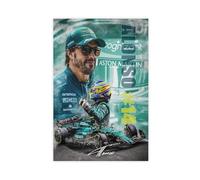 Fernando Alonso Canvas Poster Bedroom Decor Landscape Office Room Decor Gift 12x18inch(30x45cm)