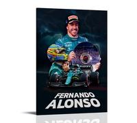 Fernando Alonso Fan Art Group Picture Wall Art Picture Print Modern Family Room Decor 08 x 12 Inches (20 x 30 cm)