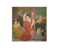 Fernando Botero Paintings Wall Art Poster Home Decor Poster Wall Art Hanging Picture Print Decorative Painting Posters 24x24inch(60x60cm)