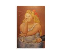 Fernando Botero Rosita Paintings Wall Art Poster Poster Cool Artworks Painting Wall Art Canvas Prints Hanging Picture Posters 20x30inch(50x75cm)