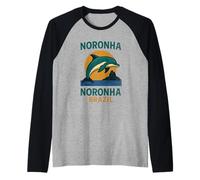 Fernando de Noronha Brazil Sunset Raglan Baseball Tee