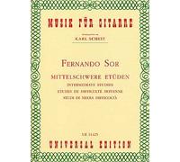 Fernando Sor-Mittelschwere Etudes-Guitar