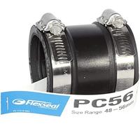 Fernco PC56 Straight - 48-56mm EPDM Flexible Rubber Boot Plumbing Coupling Pipe Connector