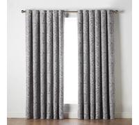 Ferndown Blackout Curtains Thermal Efficient Ring Top Header Alan Symonds Beige 229cm width x 183cm drop
