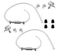 fernfern Brake Bleeder Hose, One Way Check Valve Tube Bleeding Tool Kit, Universal Car Motorcycle Clutch Brake Fluid Bleeder Kit Brake System Bleeding Tools (2 Set)