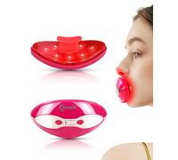 FERNIDA Red Light Device, 2-in-1 Lip and Eye Care Device with Heater for Anti-Ageing, Smoothing Lip Wrinkles, Lip Plumper and Reduction of Dark Circles, 4 Heat Temperature Levels, Red