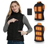 FERNIDA Women Heated Vest, Slim Fit Heated Gilet with 8 Heating Zone, Winter Warm Cold-Proof Clothes, Battery Include, S