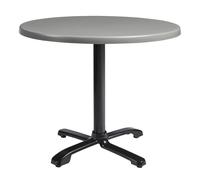 fernie 60cm wooden flip top round bistro table in grey
