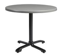 fernie 80cm wooden flip top round bistro table in grey