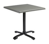 fernie 80cm wooden flip top square bistro table in grey