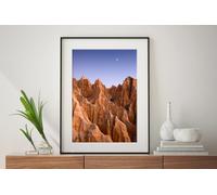 Fernlight Gallery Cliffs Moonrise - Canvas Print 24 x 36 inch