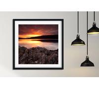 Fernlight Gallery Loch Sunart at Dawn - Framed Print 20 x 20 inch