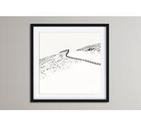 Fernlight Gallery The White Road - Acrylic Print 24 x 24 inch