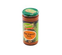 Ferns Hot Curry Paste | Great for Curries & Chinese Cooking | Hot Spicy Paste | Vegan, Vegetarian & Halal | Gluten Free (GF) | Free from Artificial Colours and Flavours | 380g Jar