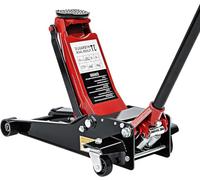 FERNVALE 3T Heavy Duty Trolley Jack, Low Profile Hydraulic Floor Jack 85-470mm (Red)