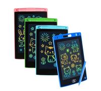 FERNVALE 8 Pack LCD Writing Tablet for Kids, 8.5 Inch Colorful Doodle Board, Reusable Drawing Tablet with One Click Erase & Lock Screen, Educational Learning Toys Gifts for Boys Girls Age 3-8