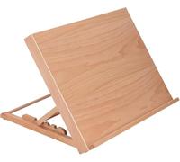 FERNVALE Adjustable Desktop Easel Stand - 47x36x3.5cm Beech Wood Drawing Board for Artists, Kids & Students - Foldable Tabletop Art Easel with 5 Angle Positions for Sketching, Painting & Display
