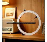 FERNVALE Magnetic Perpetual Calendar, Creative Magnetic Ball Calendar with Month W ate, Manual Desk Calendar for Home Office Desktop Decoration, Modern Tabletop Art Piece