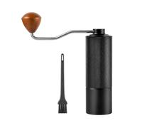 FERNVALE Manual Coffee Grinder with Stainless Steel Conical Burr, Hand Coffee Grinder Portable Adjustable Coarse to Fine for Espresso to French Press Camping & Home Use Black
