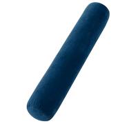 FERNVALE Memory Foam Body Pillow for Adults, Round Long Bolster Pillow for Neck, Back & Full Body Support, Ergonomic Sleeping Pillow for Pressure Relief, Soft Velvet Cover (Blue, 120 * 20cm)
