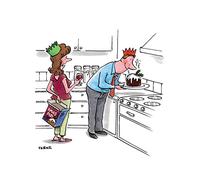 Fernz of Course I Made It Myself Funny Christmas Greeting Card Humour Xmas Cards LAHX0009