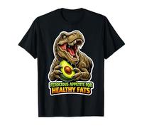 Ferocious Appetite for Healthy Fats T-Rex T-Shirt