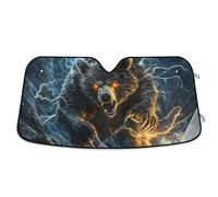 Ferocious Bears Sun Shade for Windshield Foldable Sun Protector Autos Protector de parabrisas