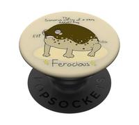 Ferocious Desert Rain Frog Funny Angry Frog Meme PopSockets Adhesive PopGrip