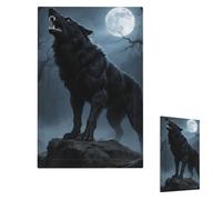 Ferocious Howling Wolf Wall Plate Cover Modern Decorative 1 Gang Light Switch Cover Unbreakable Receptacle Outlet Covers For Living Room Bedroom Home Decor Single Blank