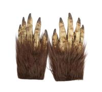 Ferocious Paw Gloves, 1 Pair Claws Were Beast Mitts, PVC Horrifying Beast Paw Gloves | Gloves Mittens Halloween Costume Accessories, Costume Accessory for Halloween Themed Cosplay Occasions