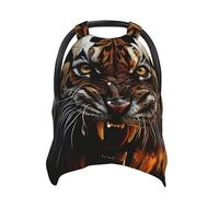Ferocious Tiger Baby Car Seat Canopy Cover, Multi Use Breathable Nursing Breastfeeding Covers for Mom Soft Stroller Sun Shade Newborn Shower Gift
